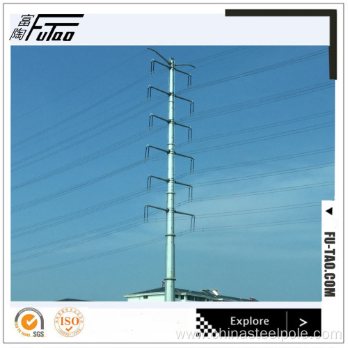 Galvanized Electric Pole Trasmission Tower